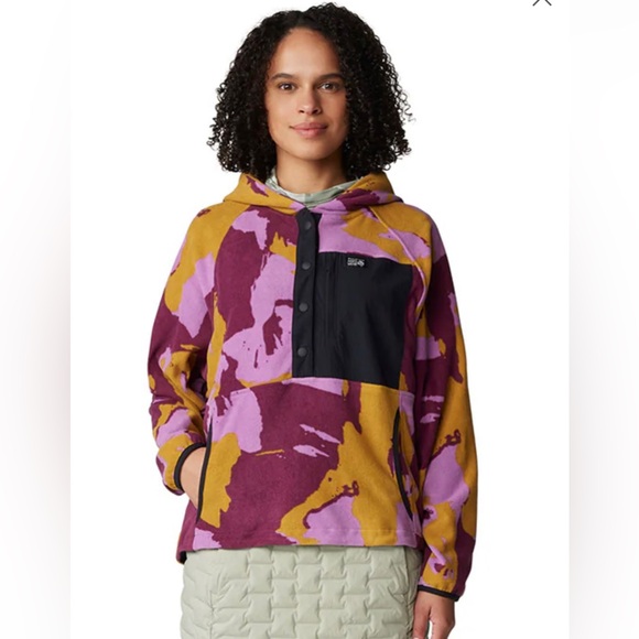 Mountain Hardwear Tops - Mountain Hardwear Women’s Microchill Snap Neck Pullover Size XL